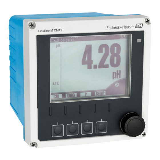 Endress+Hauser Liquiline CM42 Brief Operating Instructions