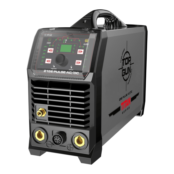 Top Gun GTAW 215E AC/DC Operator's Manual