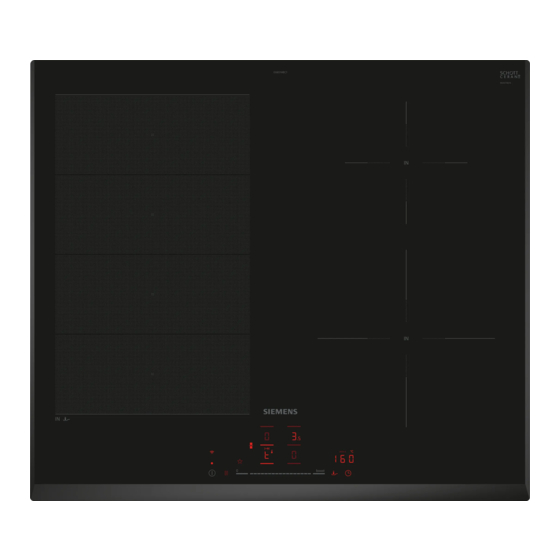 Siemens Iq700 EX651HEC1E Information For Use