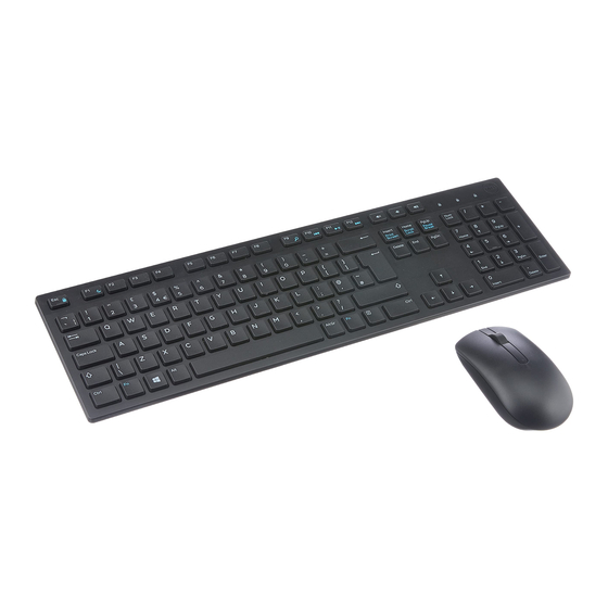 User Manuals: Dell Mouse Combo KM636 Wireless Keyboard