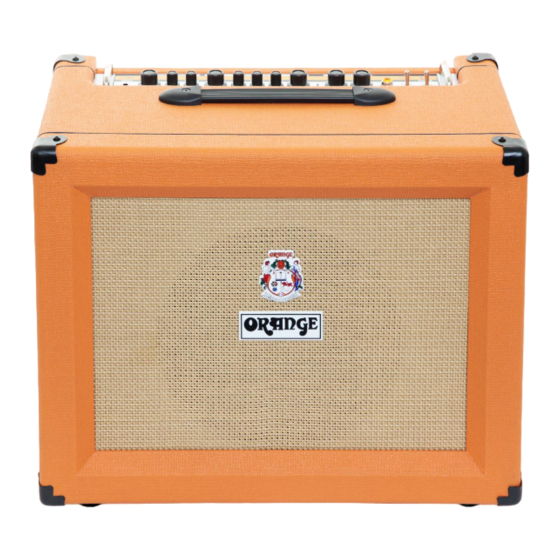 ORANGE CR60C Owner's Manual