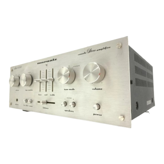 Marantz 1090 Service Manual