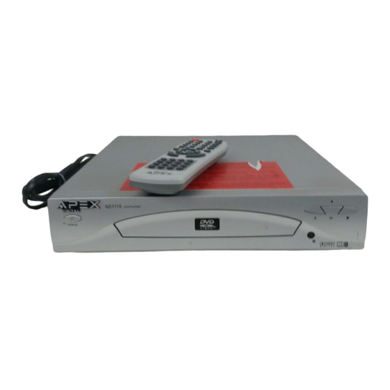 Apex Digital AD1115 User Manual