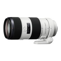 Sony SAL70200G2 Operating Instructions