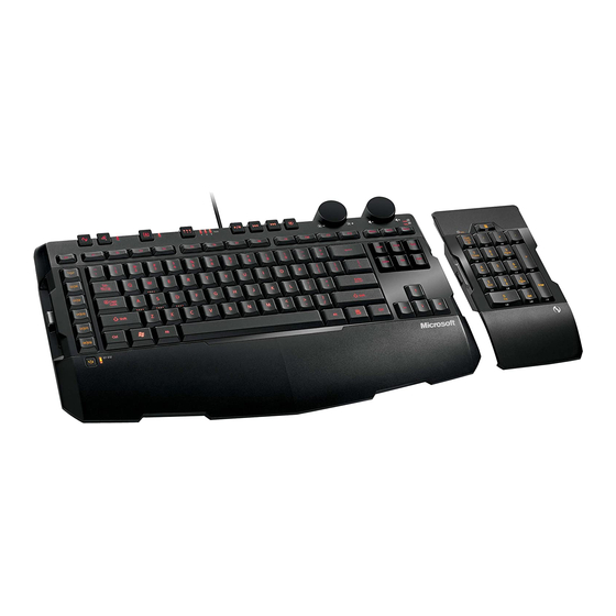 Microsoft Sidewinder X6 Manual