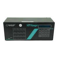 Black Box ServManager SW995A-R2 Manual