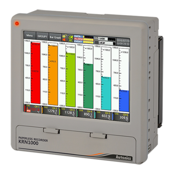 Autonics KRN1000 Series Instruction Manual