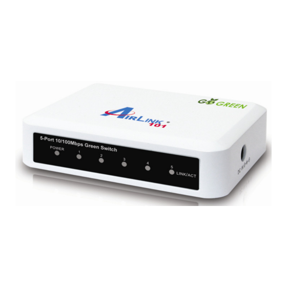 Airlink101 ASW305 Quick Installation Manual