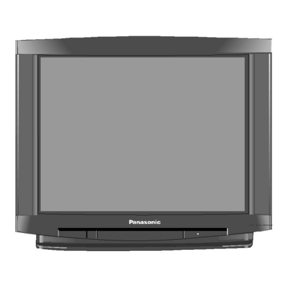 Panasonic TX-25AD50F Service Manual