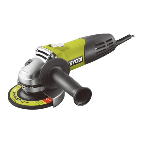 Ryobi RAG600-115G Original Instructions Manual