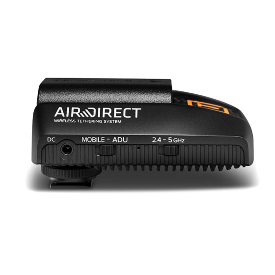 Tether Tools AD7 - Wireless Tethering System Manual