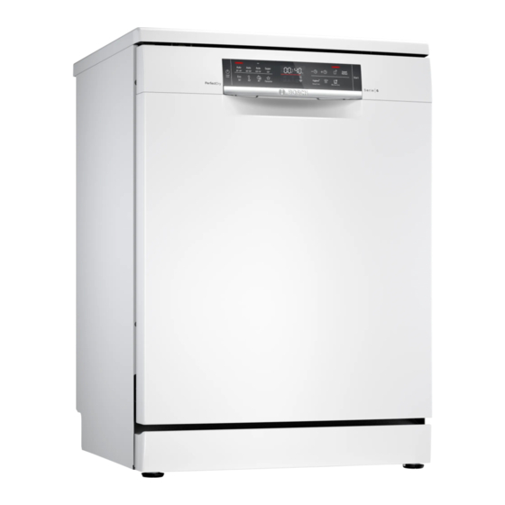 Bosch SMS6ZCW00X Information For Use