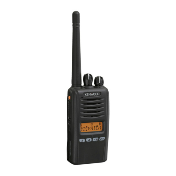 Kenwood NX320 Operating Instructions