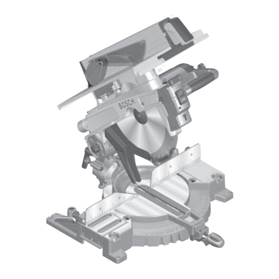 Bosch Professional GTM 12 Instructions Manual