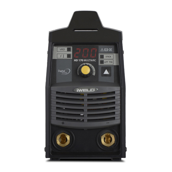 iWeld HD 170 MULTIARC User Manual