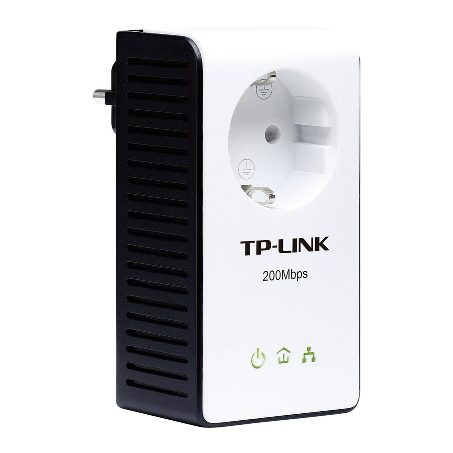 TP-Link TL-PA251 Quick Installation Manual