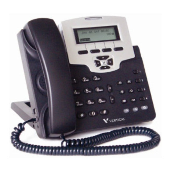 Intermedia Vertical 2-Line Desk Phone Owner's Manual