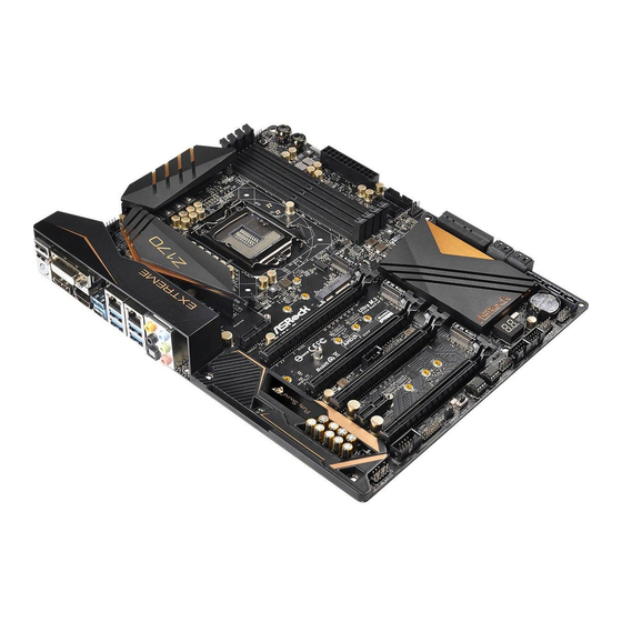 ASROCK Z170 Extreme7 Plus Manual