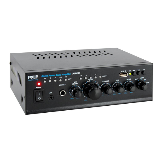 Pyle PTAU45 User Manual