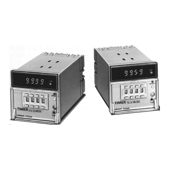 Omron H5AN Series Manual