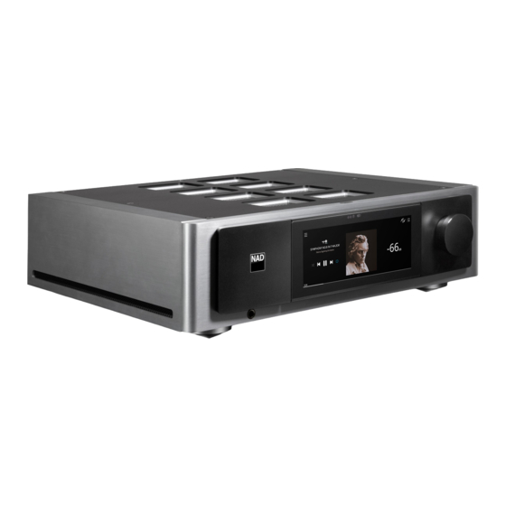 NAD M33 Quick Setup Manual