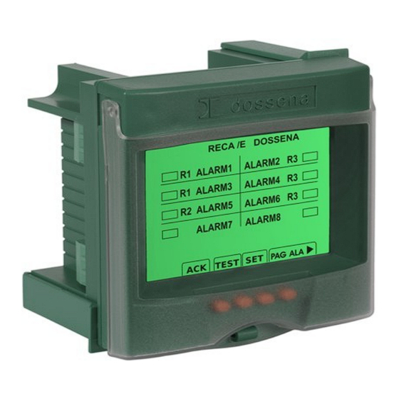 Dossena RECA/E8CC Quick Start Manual