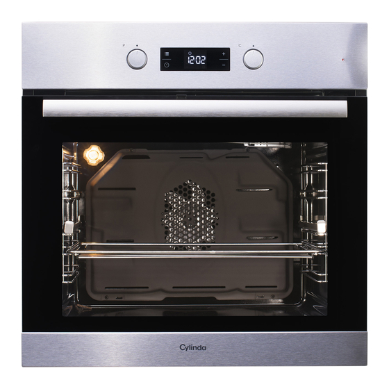 User Manuals: Cylinda IBU 52 Electric Oven