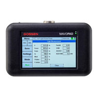 Gossen MetraWatt MAVOPAD Operating Instructions Manual