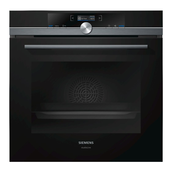 Siemens HB835GT 1 Series User Manual And Installation Instructions