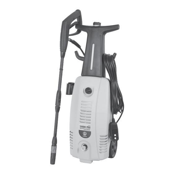 STEELE PRODUCTS 1800 PSI Electric SP-WE175 Owner's Manual