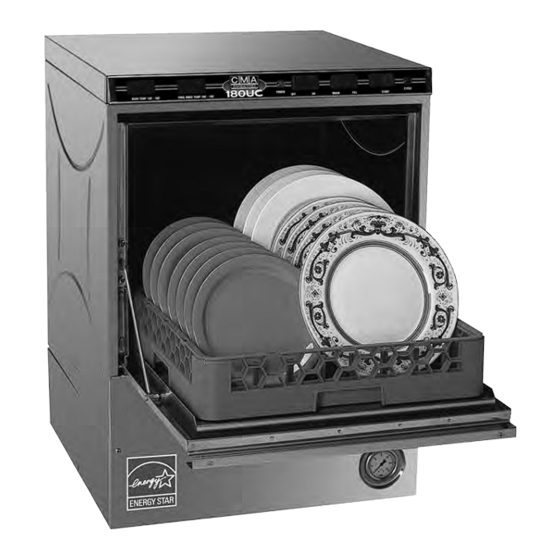 CMA Dishmachines 180UC Specifications