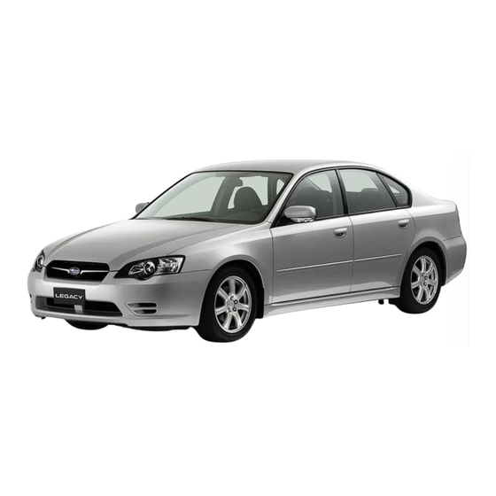 Subaru LEGACY 2003 Service Manual