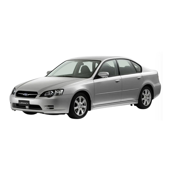 Subaru LEGACY 2003 Service Manual