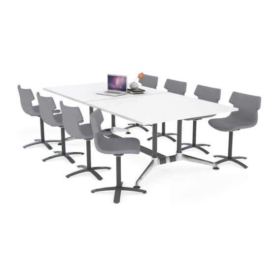Jason.L Blackjack Premium Rectangle Boardroom Table Assembly Instructions