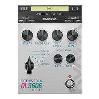 Kuassa EFEKTOR DL3606 DELAY User Manual