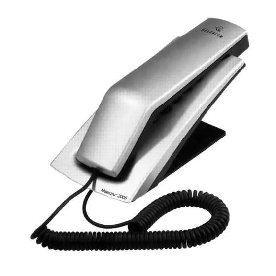 BELGACOM Maestro 2005 User Manual