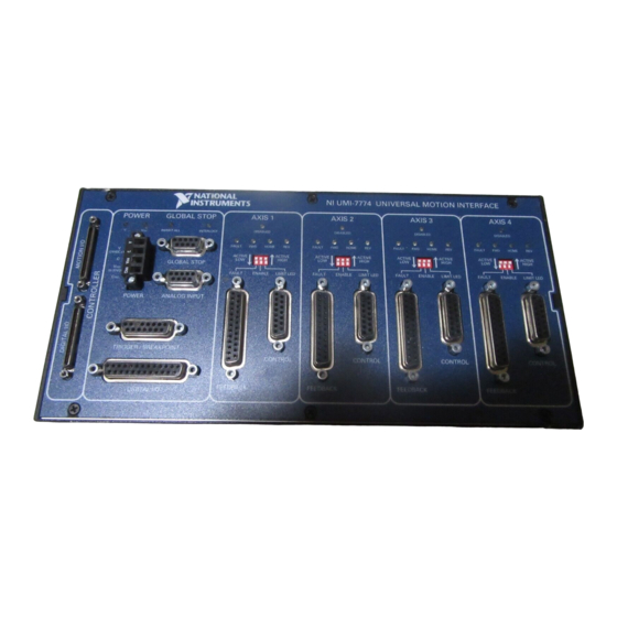 National Instruments UMI-7774 User Manual