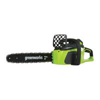 Greenworks CSF401 Operator's Manual