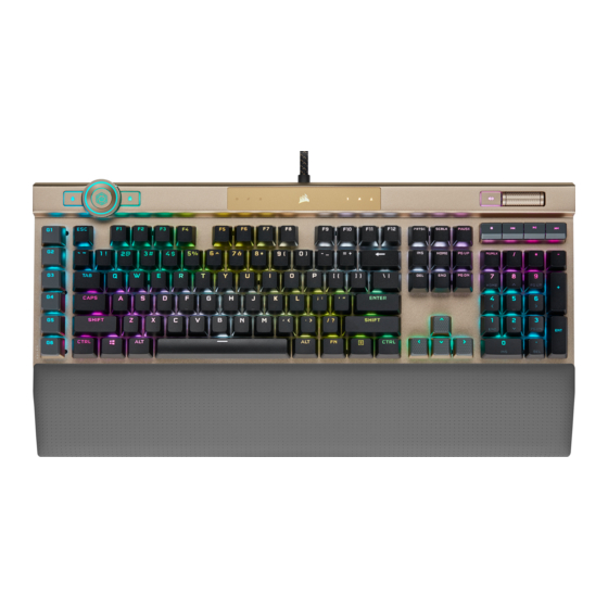 Corsair CUE K100 RGB Manual