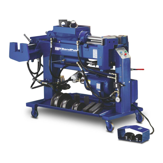 BendPak BB 1302-BAS Operation And Service Manual