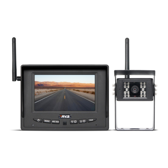 Safe Fleet RVS SimpleSight RVS-155W-HD Instruction Manual