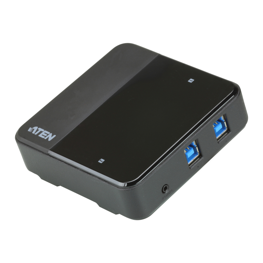 ATEN US234, US434, US3324, US3344 - 2x4 / 4x4 USB 3.1 Gen1 Peripheral Sharing Switch Manual