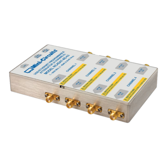 Mini-Circuits RC4DAT-6G-95 User Manual