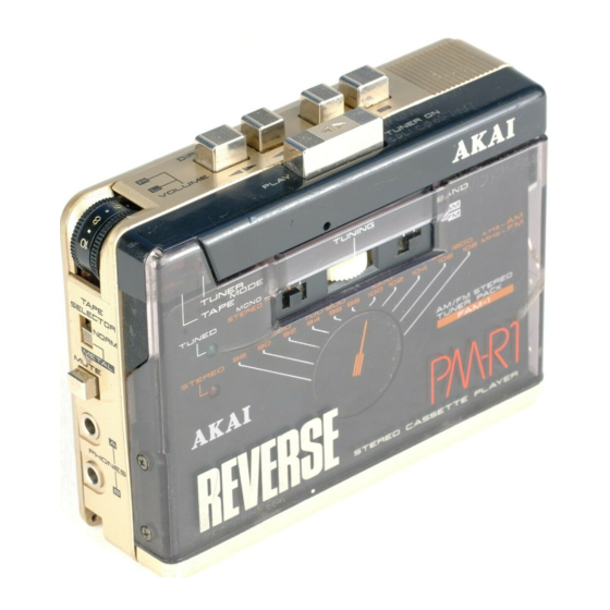 Akai PM-R1 Service Manual