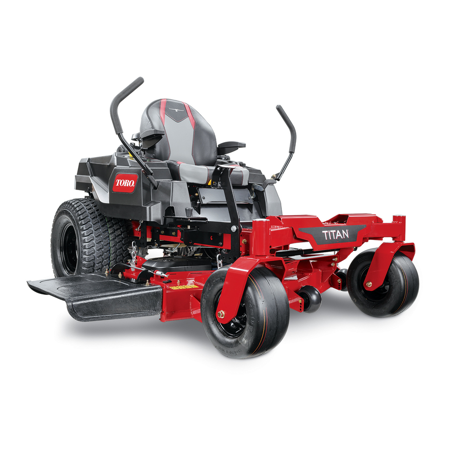Toro Titan Setup Instructions