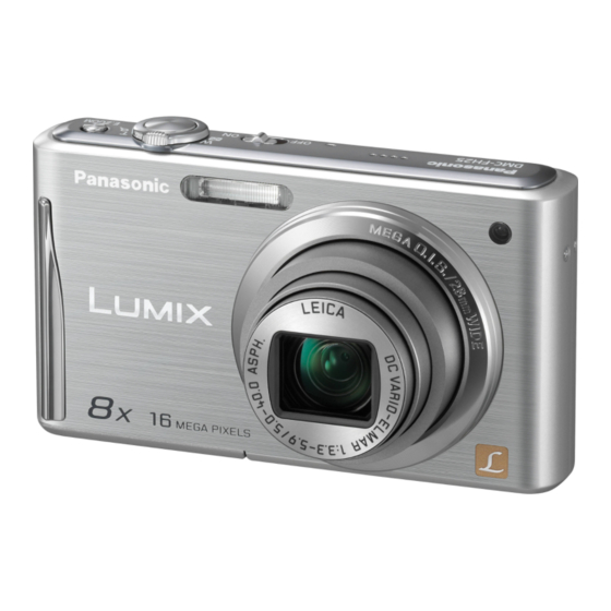 Panasonic Lumix DMC-FH25 Owner's Manual For Advanced Features