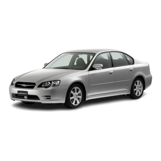 Subaru Legacy 2003 Service Manual