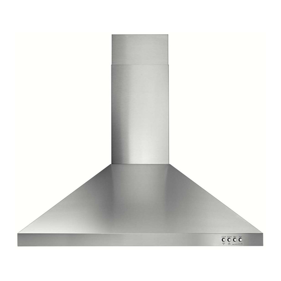 Whirlpool 30" WALL-MOUNT CANOPY RANGEHOOD Installation Instructions And Use & Care Manual