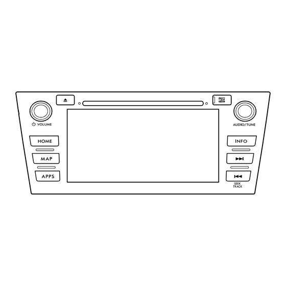 Subaru STARLINK Manual