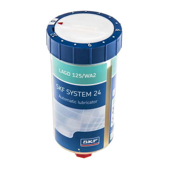 SKF LAGD 60 Instructions For Use